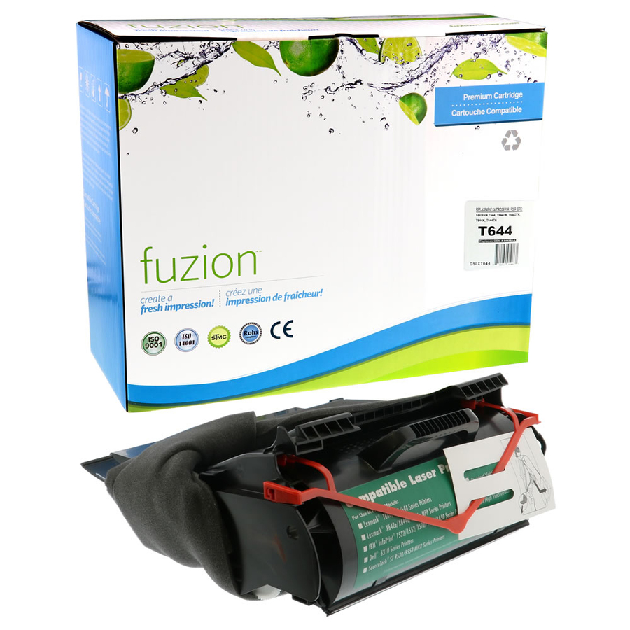 Cartouche de toner remise à neuf (Alternative à Lexmark T644) - fuzion