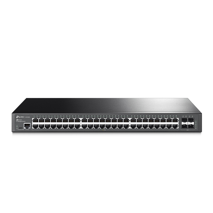 Commutateur Ethernet JetStream T2600G-52TS 48 Ports G&eacute;rable TP-Link