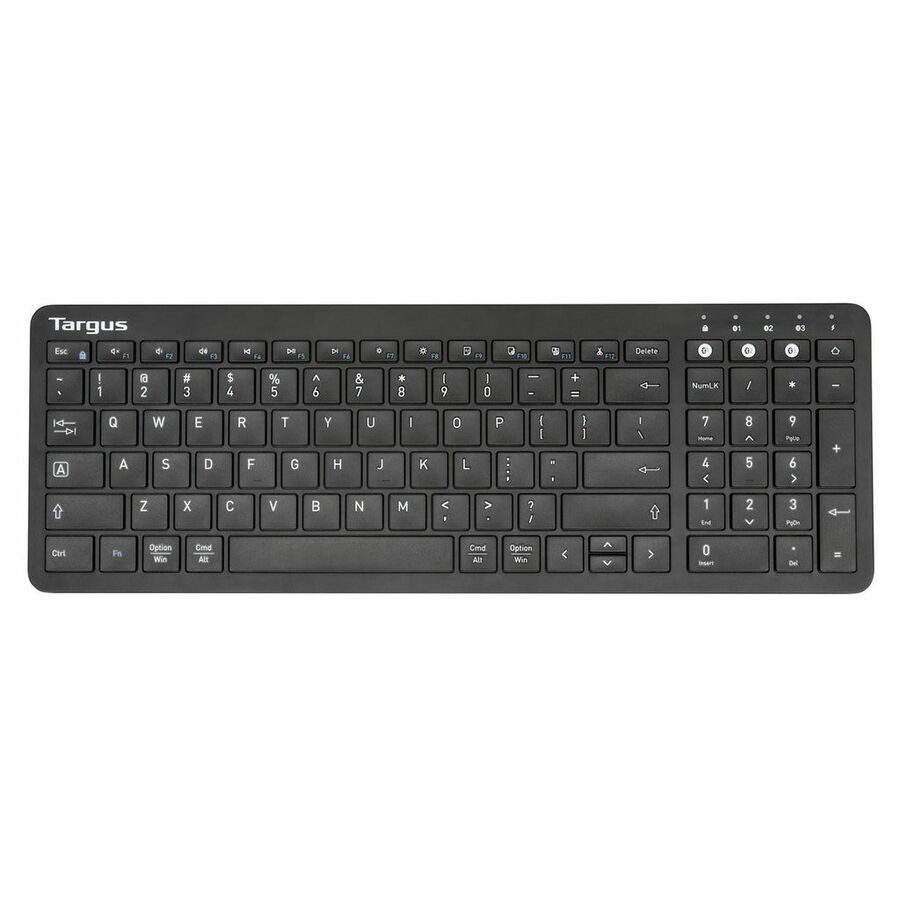 Targus AKB863US - Midsize Multi-Device Wireless Keyboard w/Antimicrobial DefenseGuard (Black)