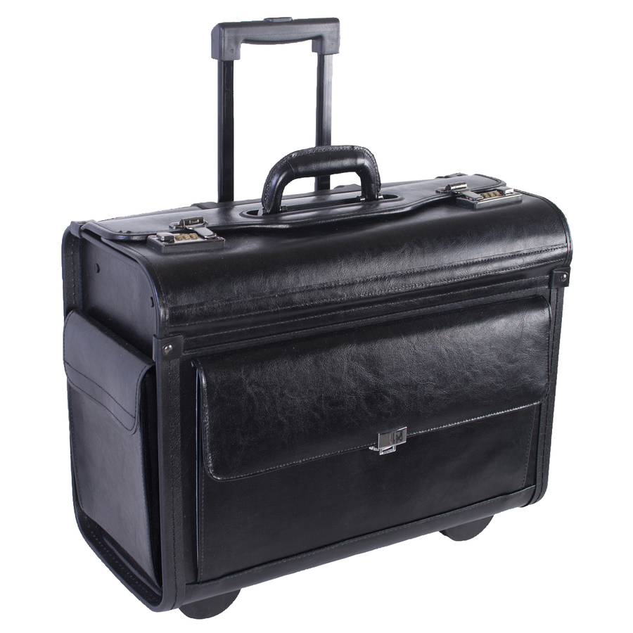 Nextech Travel Luggage Case Briefcase for 15.4 Notebook Black Connors Basics Office Products