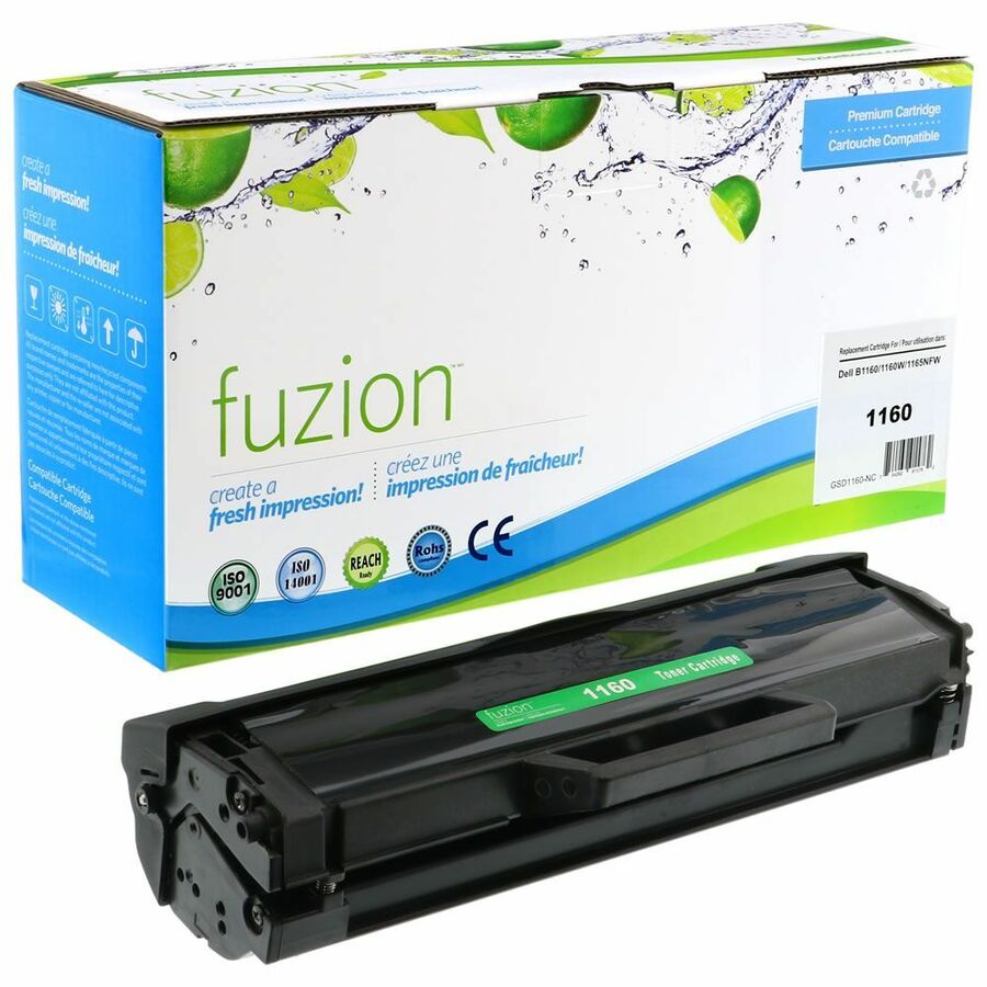 fuzion Laser Toner Cartridge D1160 - Black - 1 Each