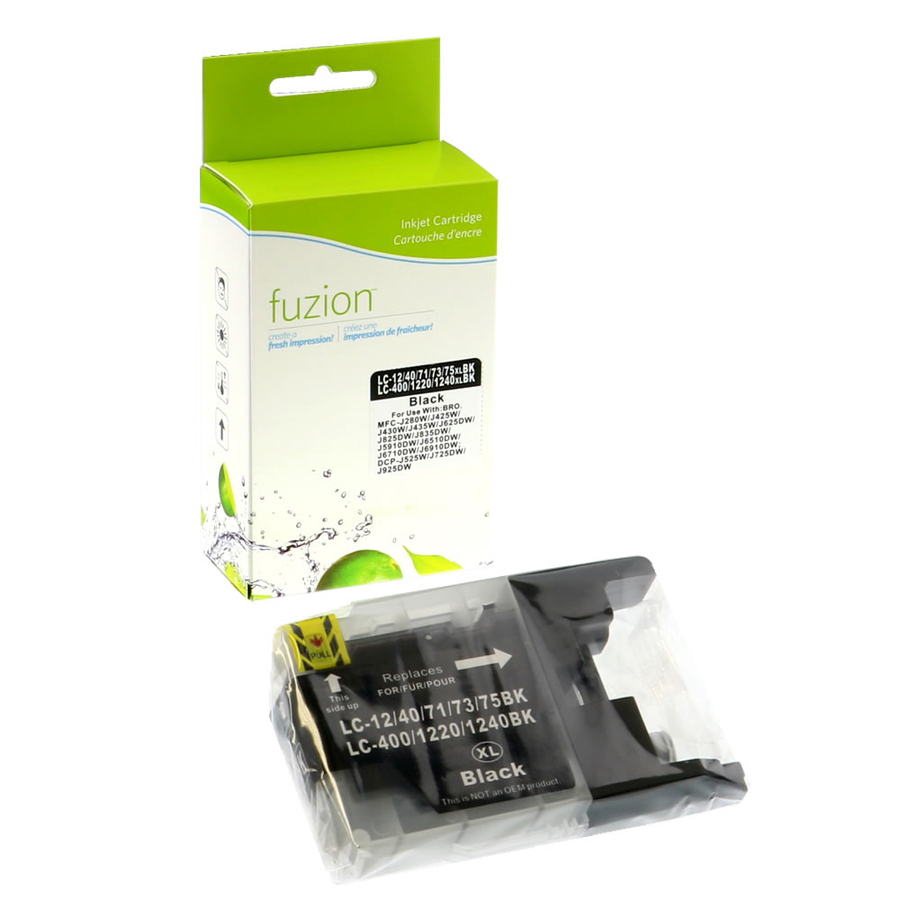 fuzion - Alternative for Brother LC75 Compatible HY Inkjet - Black