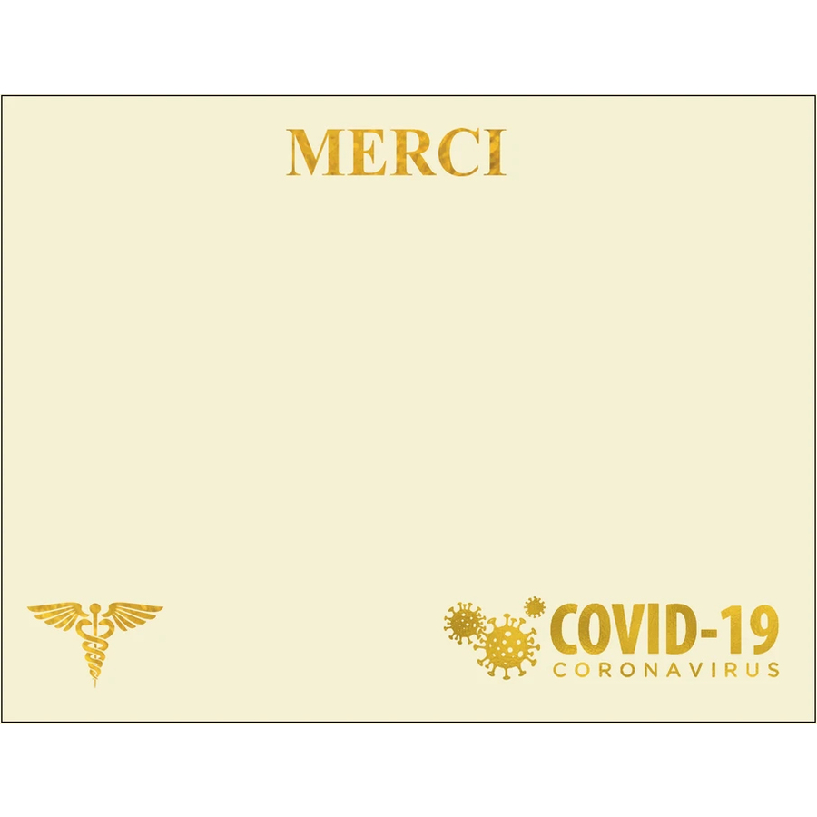 Certificat remerciement Covid-19 - St. James&reg;