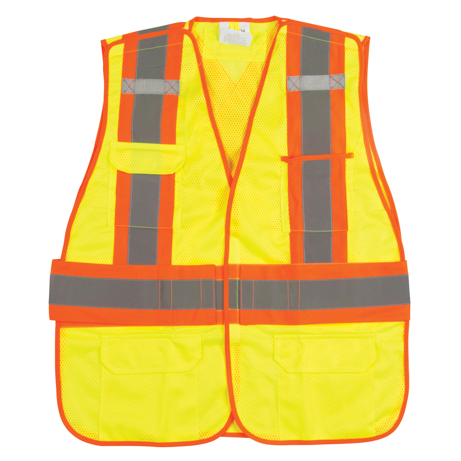Zenith High Visibility Surveyor Vest Medium Lime Yellow