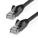 StarTech.com 7ft (2m) CAT6 Ethernet Cable, LSZH (Low Smoke Zero Halogen) 10 GbE Snagless 100W PoE UTP RJ45 Black Network Patch Cord, ETL - 7ft/2.1m Black LSZH CAT6 Ethernet Cable - 10GbE Multi Gigabit 1/2.5/5Gbps/10Gbps to 55m - 100W PoE++ - ANSI/TIA-568-