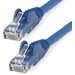 StarTech.com 25ft (7.6m) CAT6 Ethernet Cable, LSZH (Low Smoke Zero Halogen) 10 GbE Snagless 100W PoE UTP RJ45 Blue Network Patch Cord, ETL - 25ft/7.6m Blue LSZH CAT6 Ethernet Cable - 10GbE Multi Gigabit 1/2.5/5Gbps/10Gbps to 55m - 100W PoE++ - ANSI/TIA-56