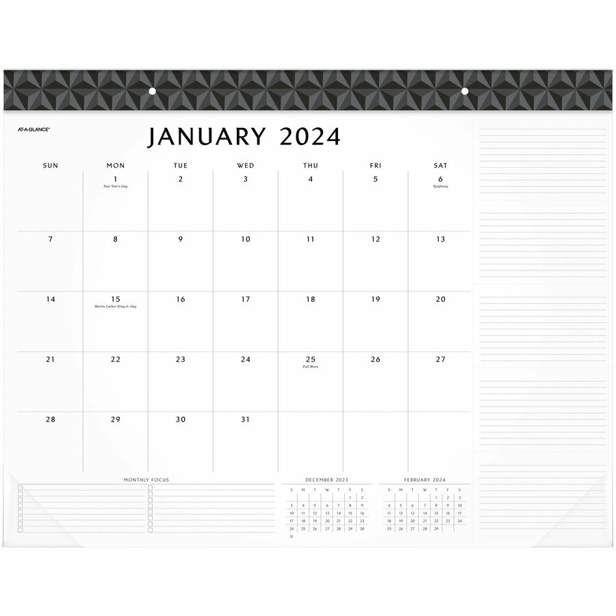At A Glance Elevation 2023 Ry Monthly Desk Pad Calendar Zerbee