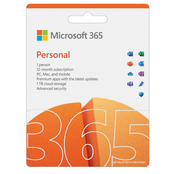 Micorsoft 365 Personal 1-Year Subscription 1 Person - PC/Mac - English(QQ2-01407)