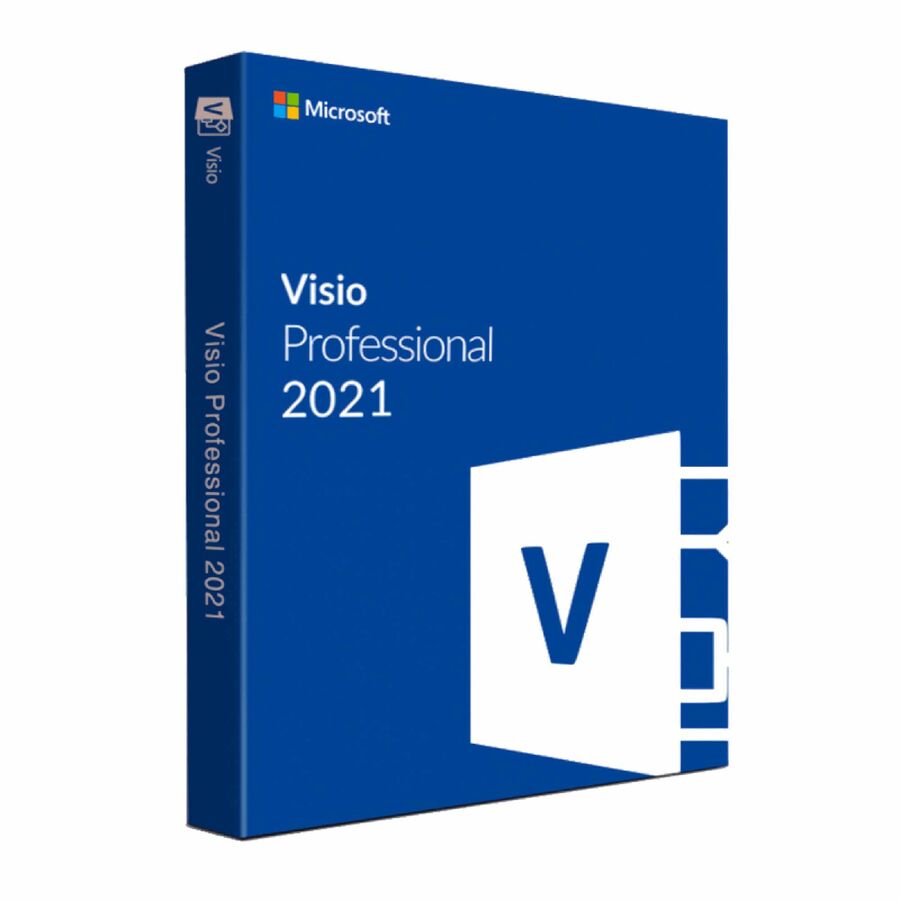 Visio 2021 Professionnel - Paquet de boîte - Sans m&eacute;dia Microsoft