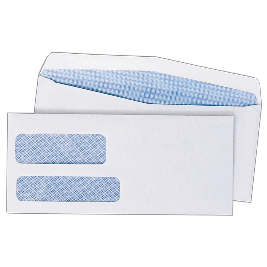 Supremex Double Window Envelopes #9, 500/box