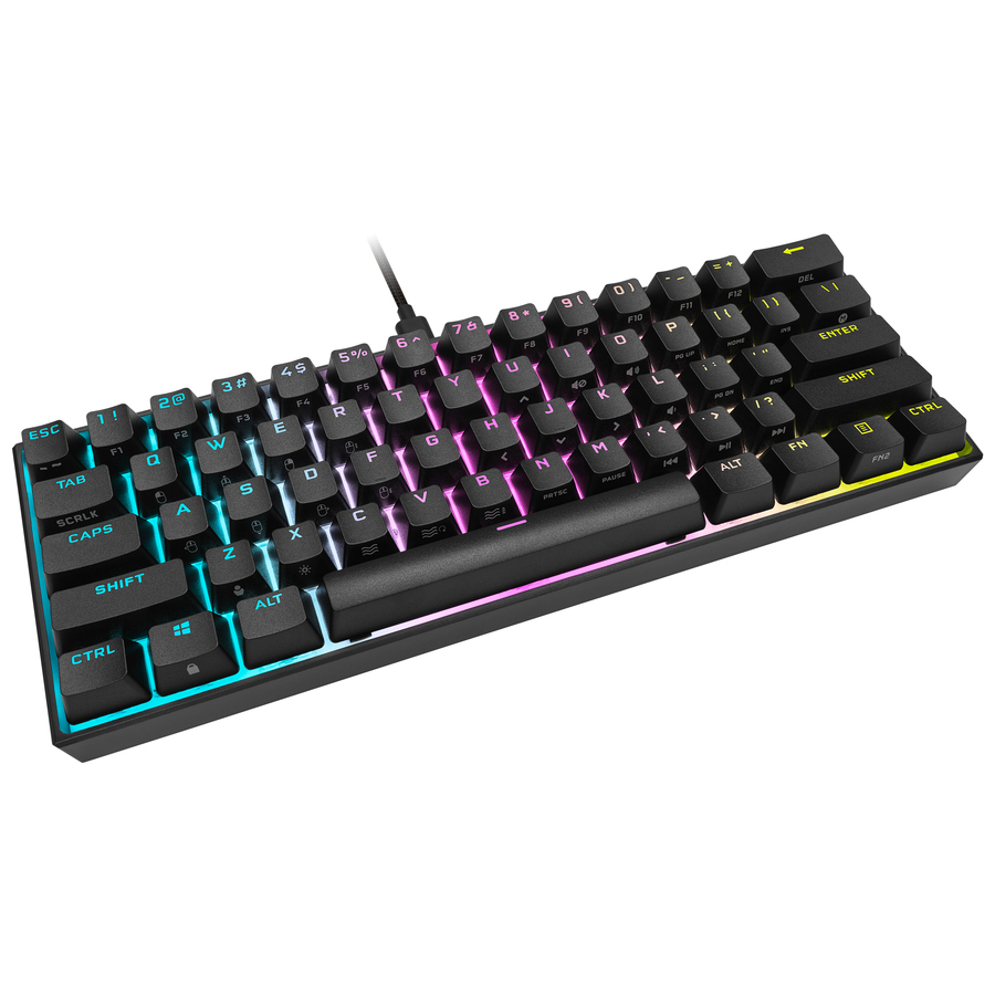 CORSAIR K65 RGB MINI 60% Mechanical Keyboard - Cherry MX Speed