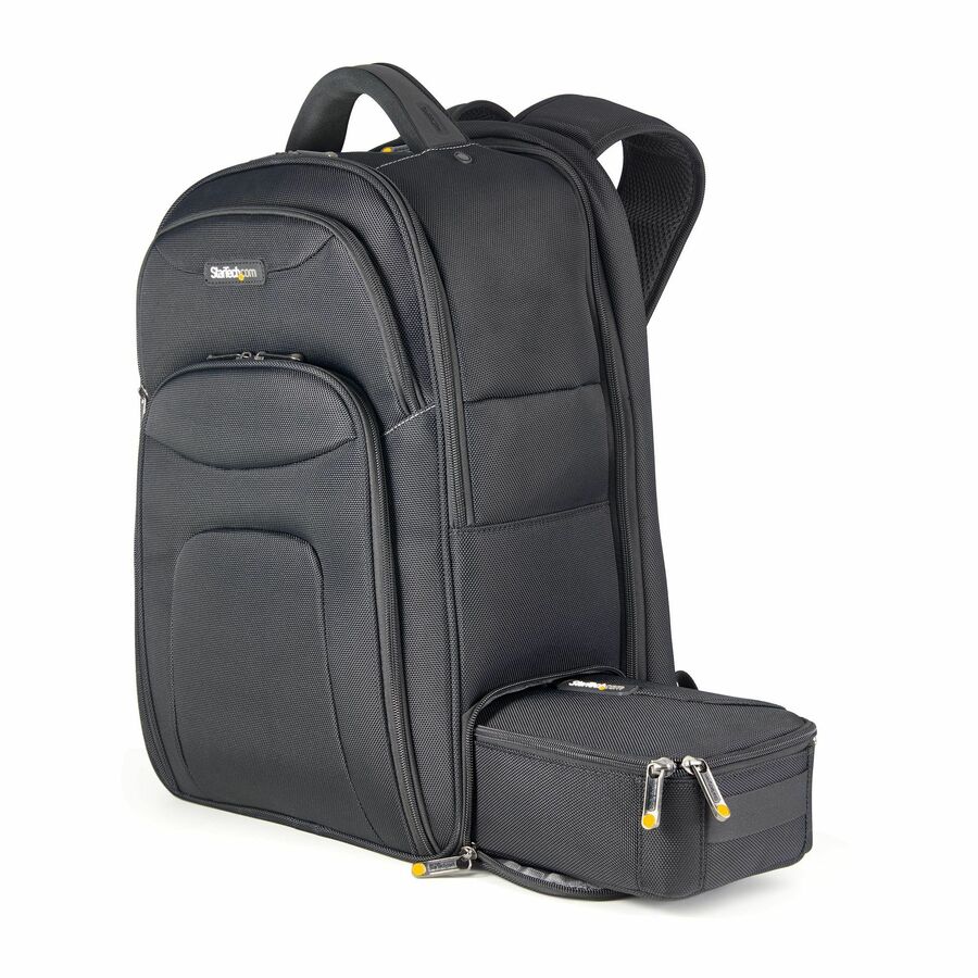 17.3" Laptop Backpack, Removable Accessory Case, Business Travel Backpack, Ergonomic Commuter Bag, Notebook & Tablet Pockets