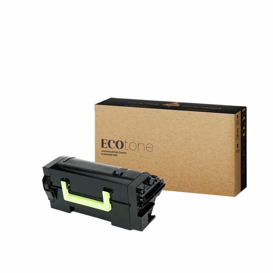 Ecotone Remanufactured Laser Toner Cartridge 58D1H00 - Black - 1 Each