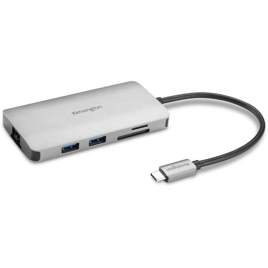 Kensington UH1400P USB-C 8-in-1 Driverless Mobile Hub