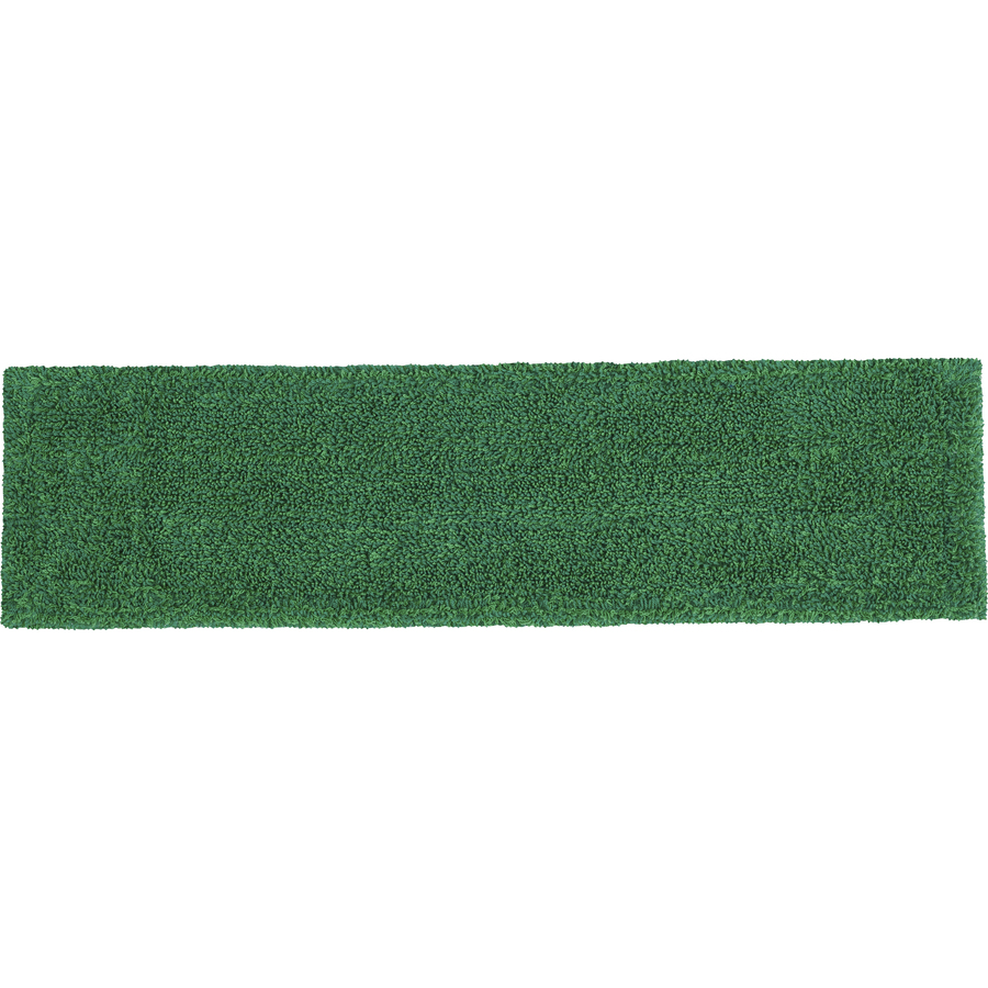 Rubbermaid Dust Pad with Fringe, Microfiber, 18 Long, Green, 6/Carton