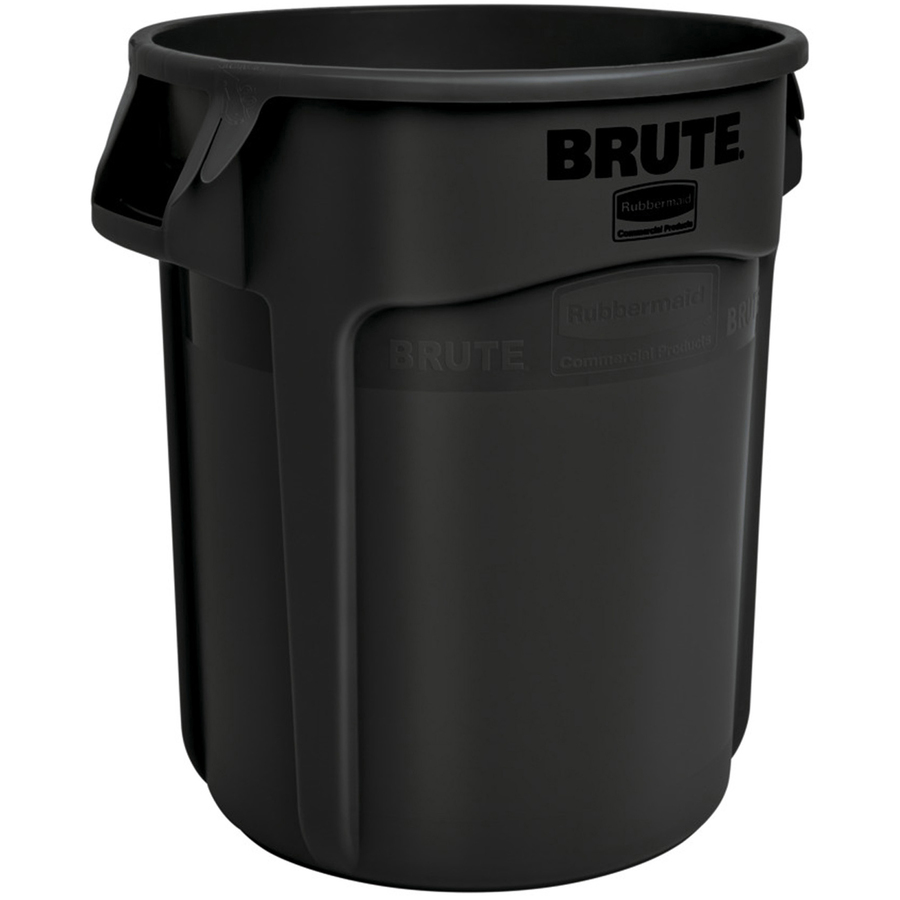 Rubbermaid Commercial Square Brute Rollout Container, 50 gal, Gray