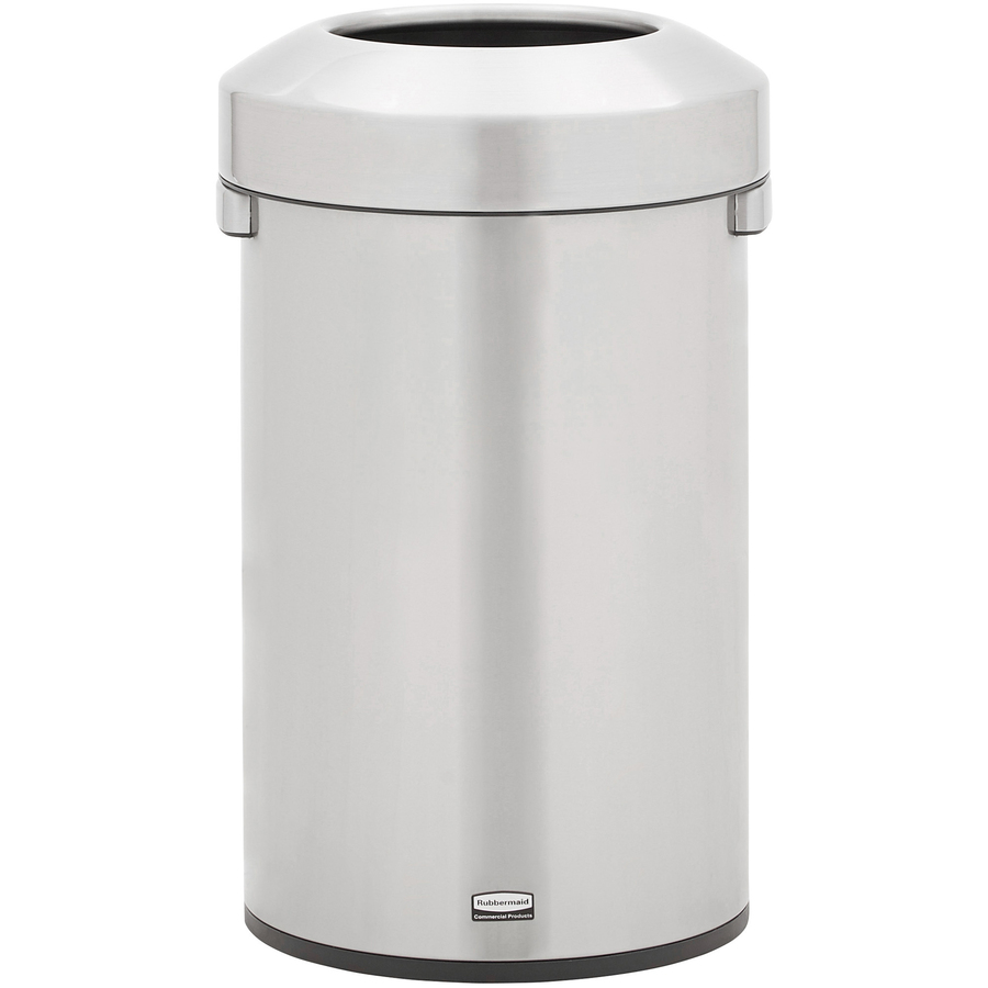HLS Commercial 15-Gallon Round Open Top Trash Can