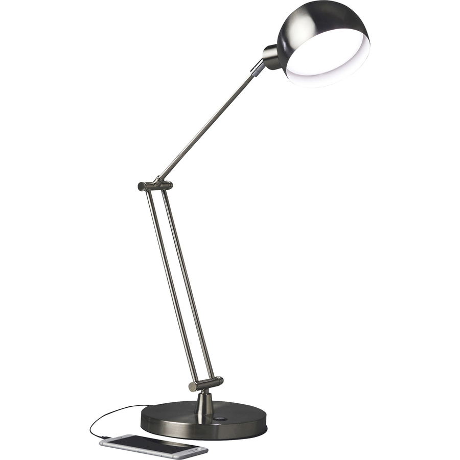 OttLite Swerve LED Desk Lamp with 3 Color Modes and USB - Zerbee