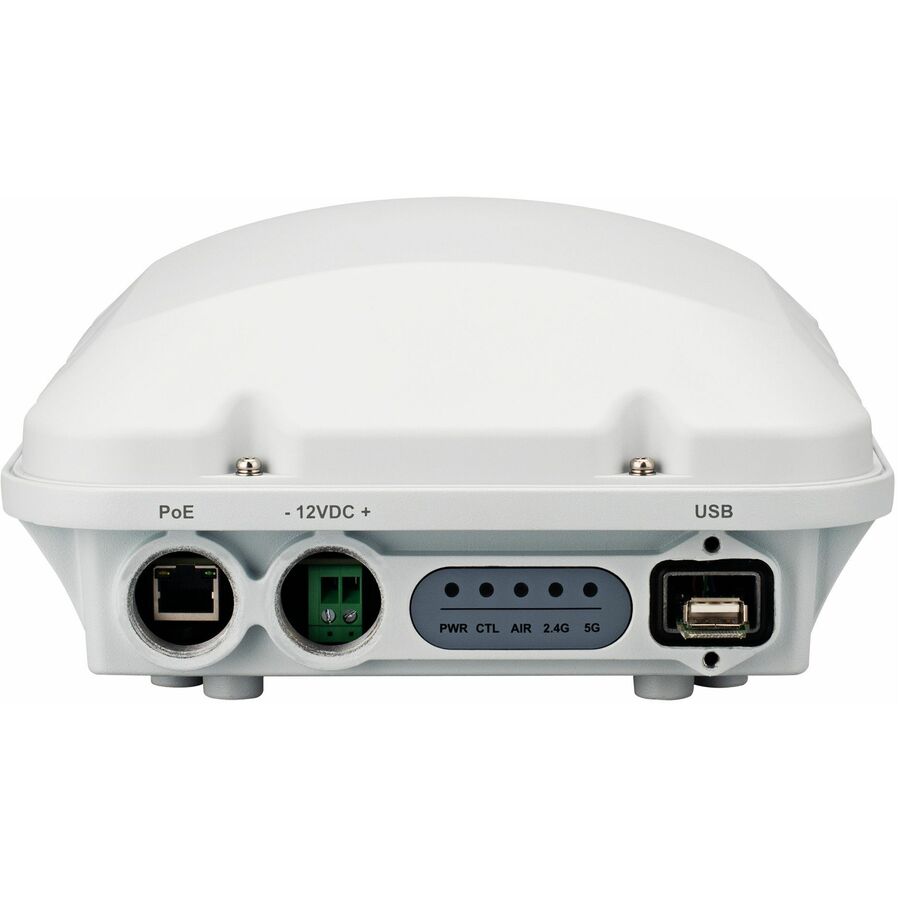 RUCKUS T350SE outdoor access point with sectorized 120-degree internal antenna and external antenna ports