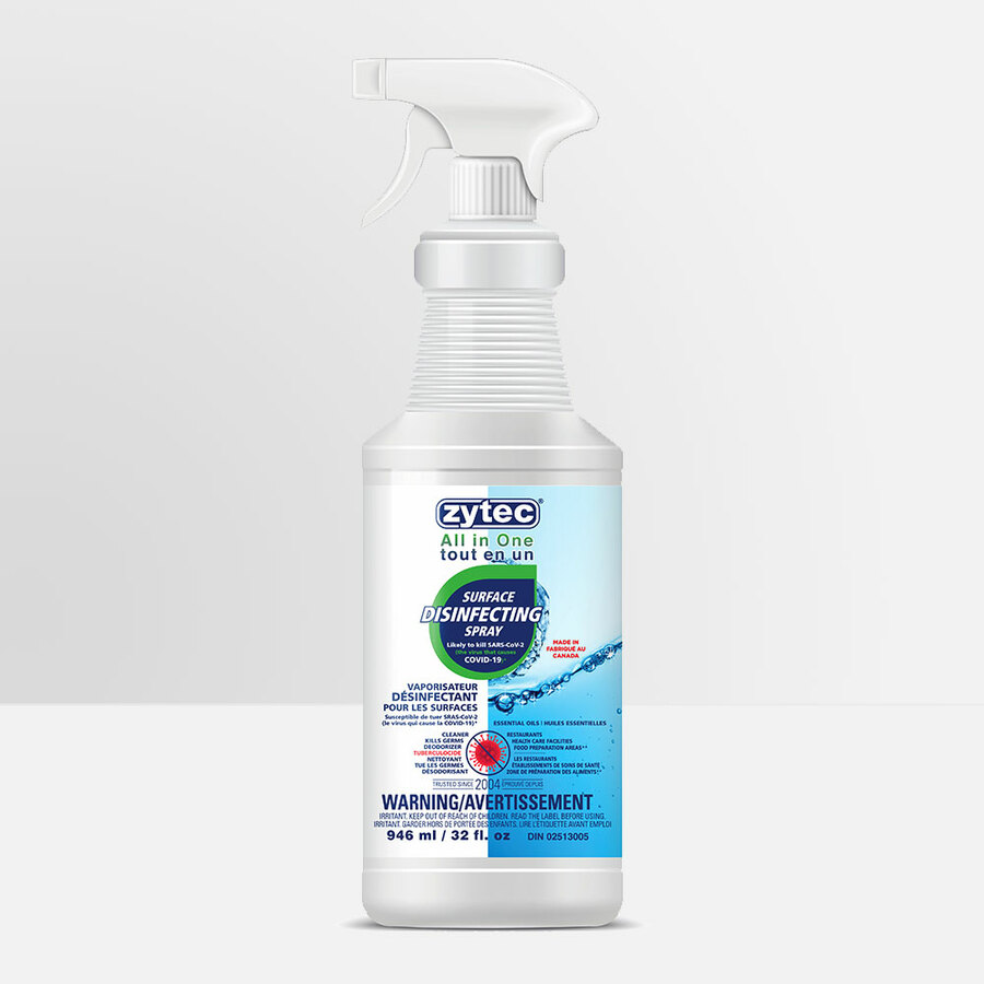 Zytec Surface Disinfecting Spray (All in One) 946ml / 32fl.oz ...