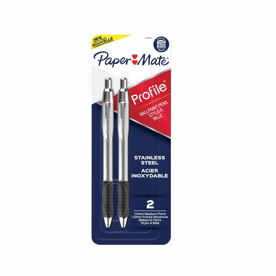 24 Pens Paper Mate Write Bros. Medium Point Black Ink Ballpoint Pen