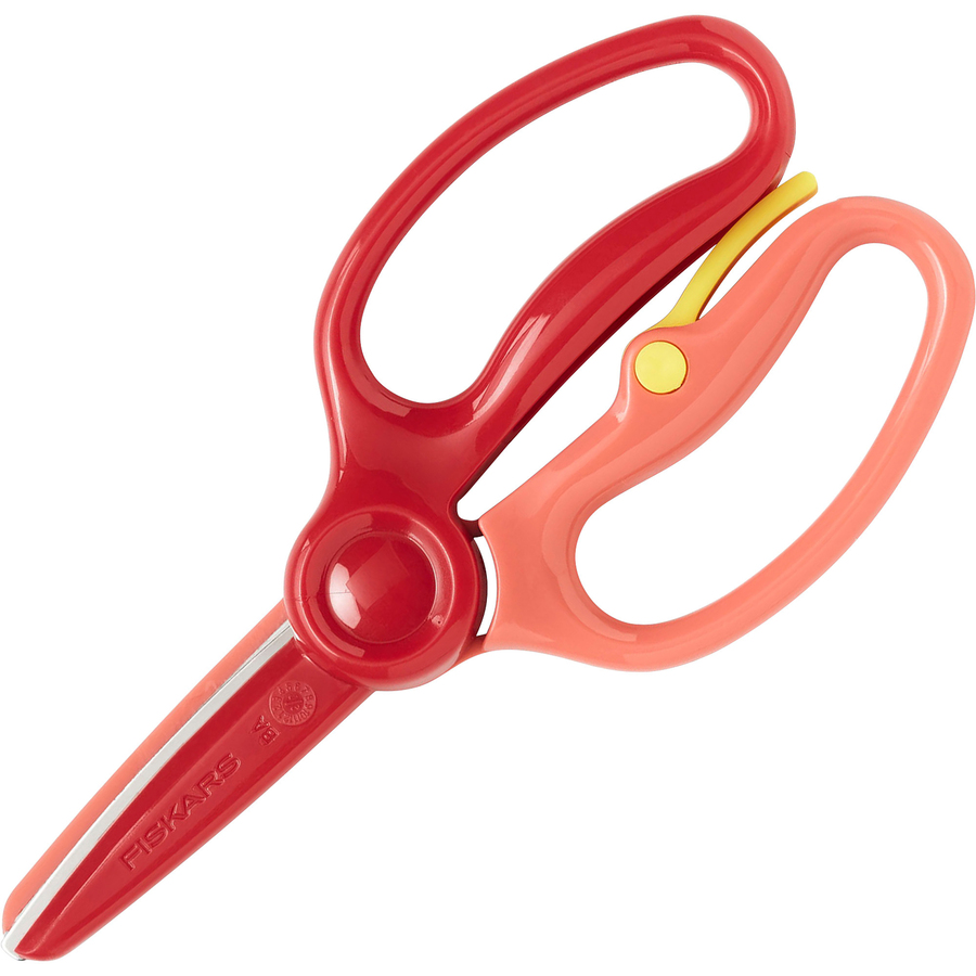 Fiskars Preschool Training Scissors - Left/Right - Metal - Blunted Tip -  Bright Assorted - 1 - Filo CleanTech