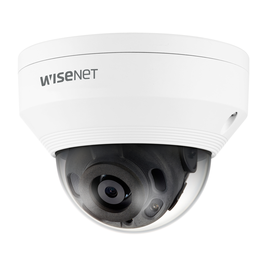 Wisenet QNV-6022R1 2 Megapixel Outdoor Full HD Network Camera - Color - Dome - White - 82.02 ft Infrared Night Vision - H.265, H.264, H.265M, H.264M, H.265H, H.264H, MJPEG - 1920 x 1080 - 4 mm Fixed Lens - 30 fps - CMOS - Corner Mount, Pole Mount, Wall Mount, Pendant Mount, Hanging Mount, Backbox Mount, Box Mount, Gooseneck, Roof Mount, Parapet Mount, Ceiling Mount - IK10 - IP66 - Vandal Resistant