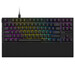 NZXT KB-1TKUS-BR TKL Gaming Keyboard - Red Switch  - Cable Connectivity - USB Type C Interface - RGB LED - English (US) - PC - Mechanical/MX Keyswitch - Black