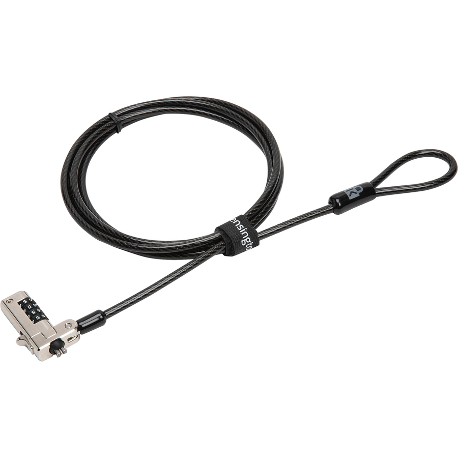 Kensington ClickSafe Portable Keyed Laptop Lock - Security cable lock -  black - 6 ft