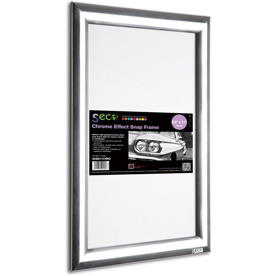 Seco Classic Snap Frame - 36 x 48 Frame Size - Rectangle - Black