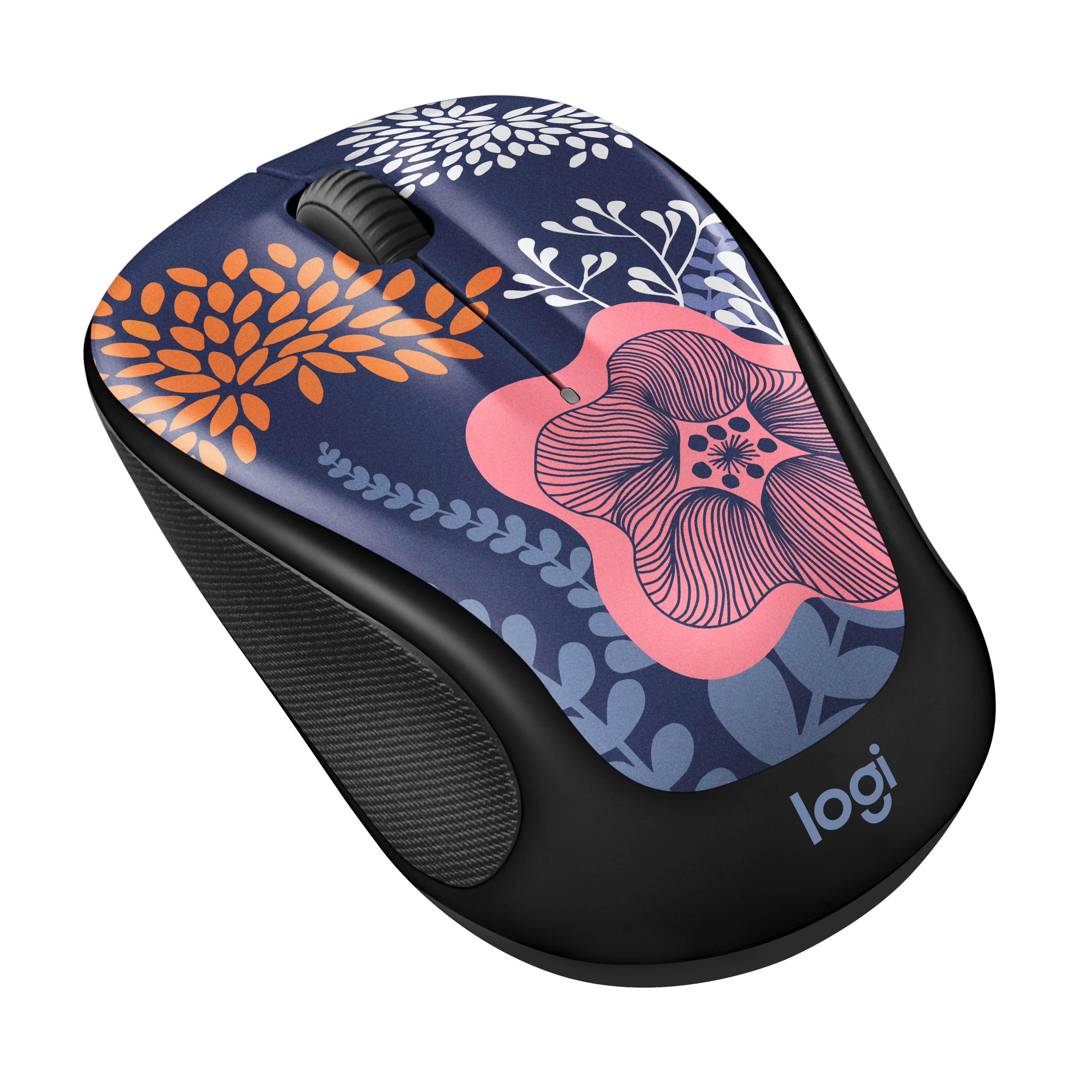 Logitech Design Collection Limited Edition Wireless Mouse with Colorful Designs - USB Unifying Receiver, 12 months AA Battery L