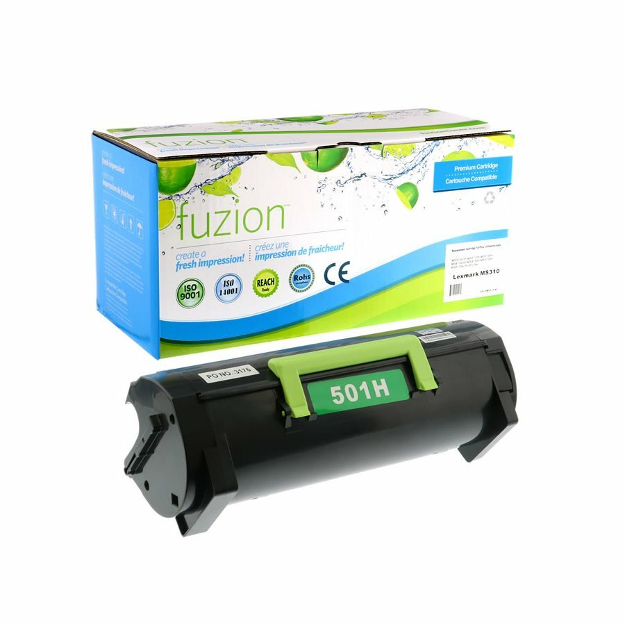 Cartouche de toner compatible (Alternative à Lexmark MS310D) - fuzion