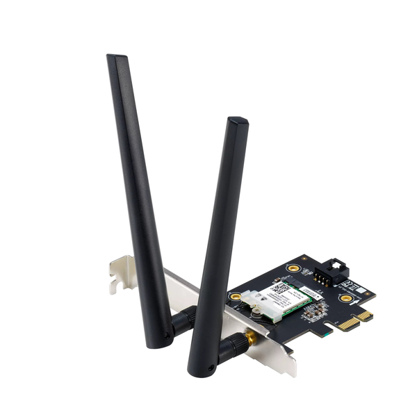 ASUS (PCE-AX1800) AX1800 Wi-Fi 6 & Bluetooth 5.2 PCIe Adapter