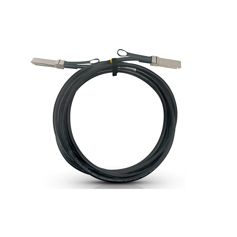 NVIDIA Mellanox 1 m passive copper cable with QSFP56 connectors for HDR InfiniBand up to 200 Gb/s