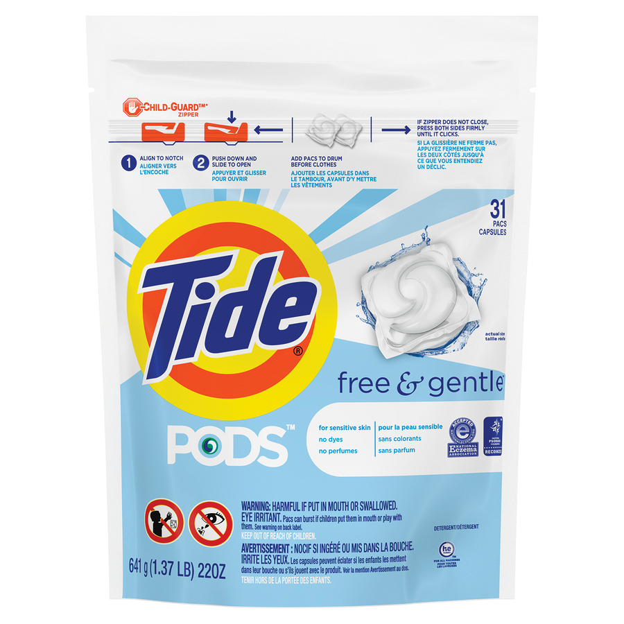 Tide PODS Free and Gentle Laundry Detergent