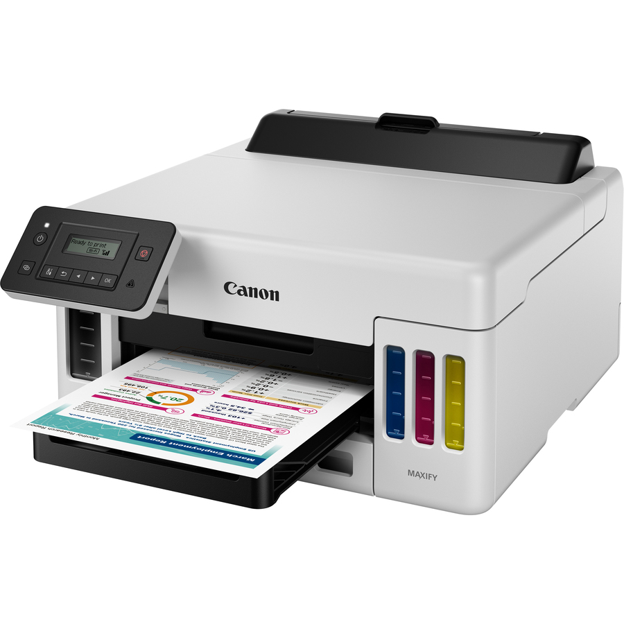 Canon MAXIFY GX5020 Desktop Wireless Inkjet Printer - Color - Ink System - 600 x 1200 dpi Print - Automatic Duplex Print - 350 Input - Ethernet - Wireless LAN -