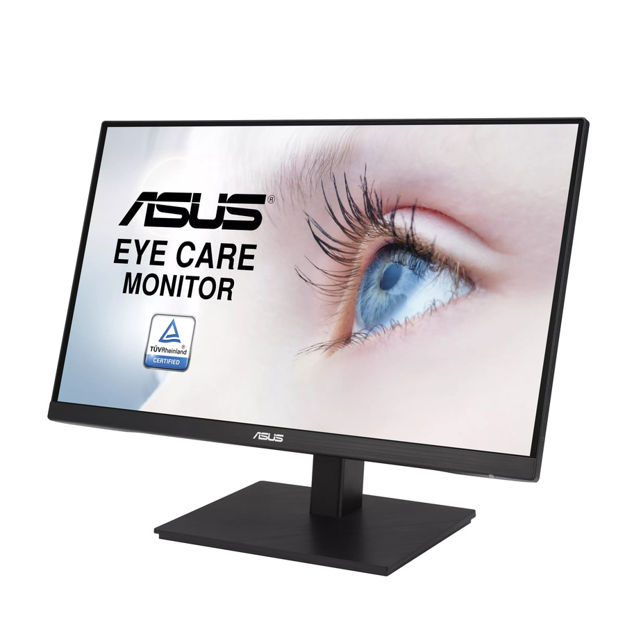 The frameless ASUS VA27EQSB eye care monitor features a 27-inch panel and 178 wide viewing angle for a vivid image quality with