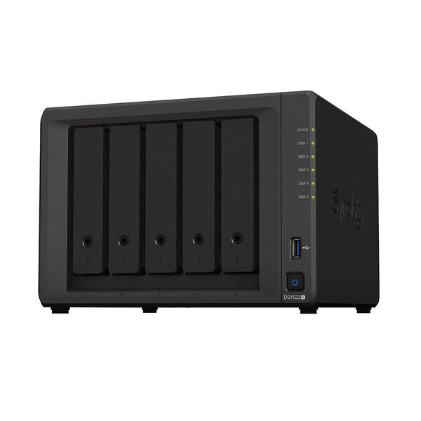 Synology DS1522+ DiskStation 5-Bay NAS - Diskless