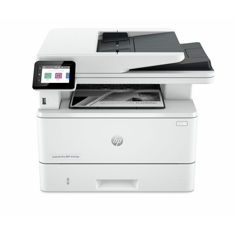 HP LaserJet Pro 4101dw Wireless Laser Multifunction Printer - Monochrome