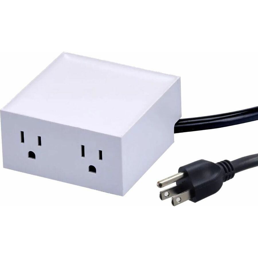 Stanley-Bostitch Konnect Stackable Power Hub, White - 2 x AC Power ...