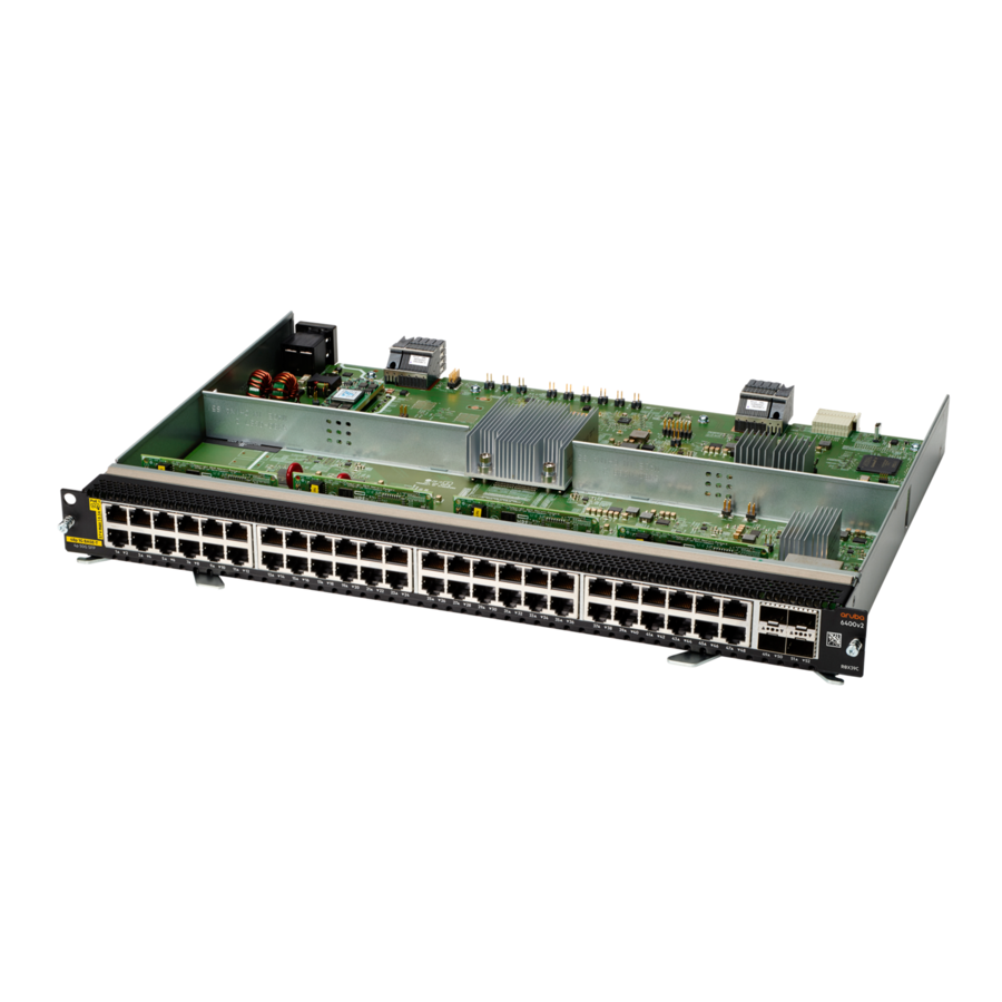 ARUBA 6400 48P 1G CL4 POE 4SFP56 V2 MOD