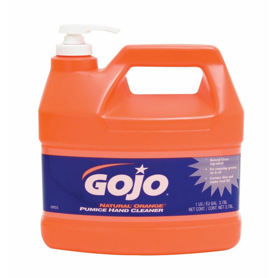 Gojo&reg; NATURAL* ORANGE Pumice Hand Cleaner