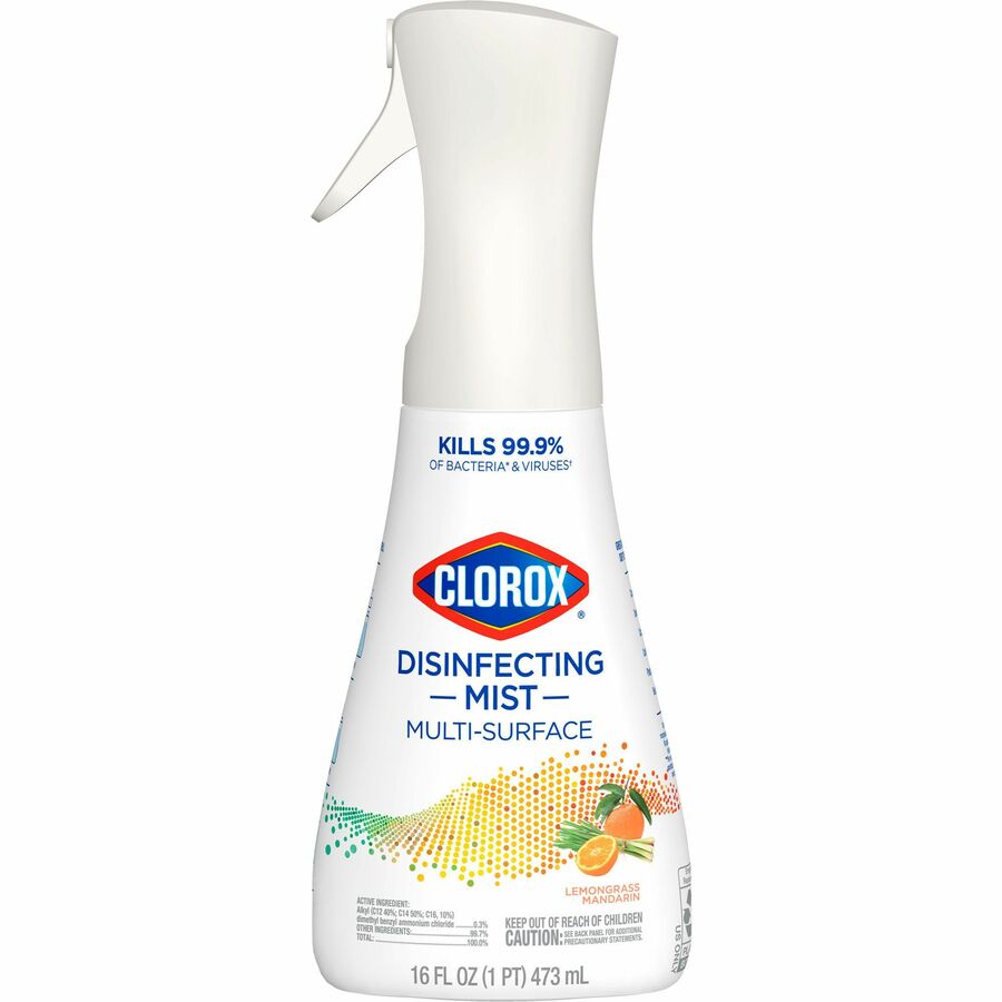 Desinfectante Clorox - 16 fl oz (0,5 quart) - mandarina limoncillo Aroma -  1 Solamente - No aerosol, Sin lejía - Blanco - Reparto