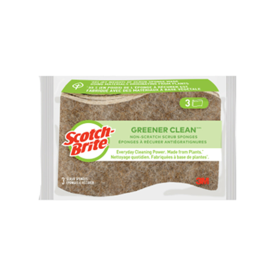 Éponge à r&eacute;curer Greener Clean - Scotch-Brite