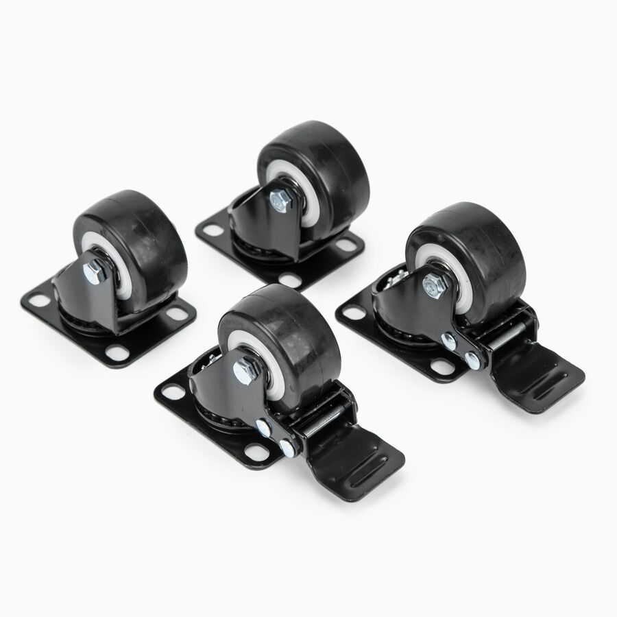 Rocstor Heavy Duty Casters for Racks/Cabinets/Enclosures, Set of 4 ...