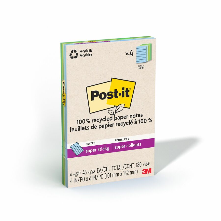 Post-it® Super Sticky Adhesive Note - 180 - 4