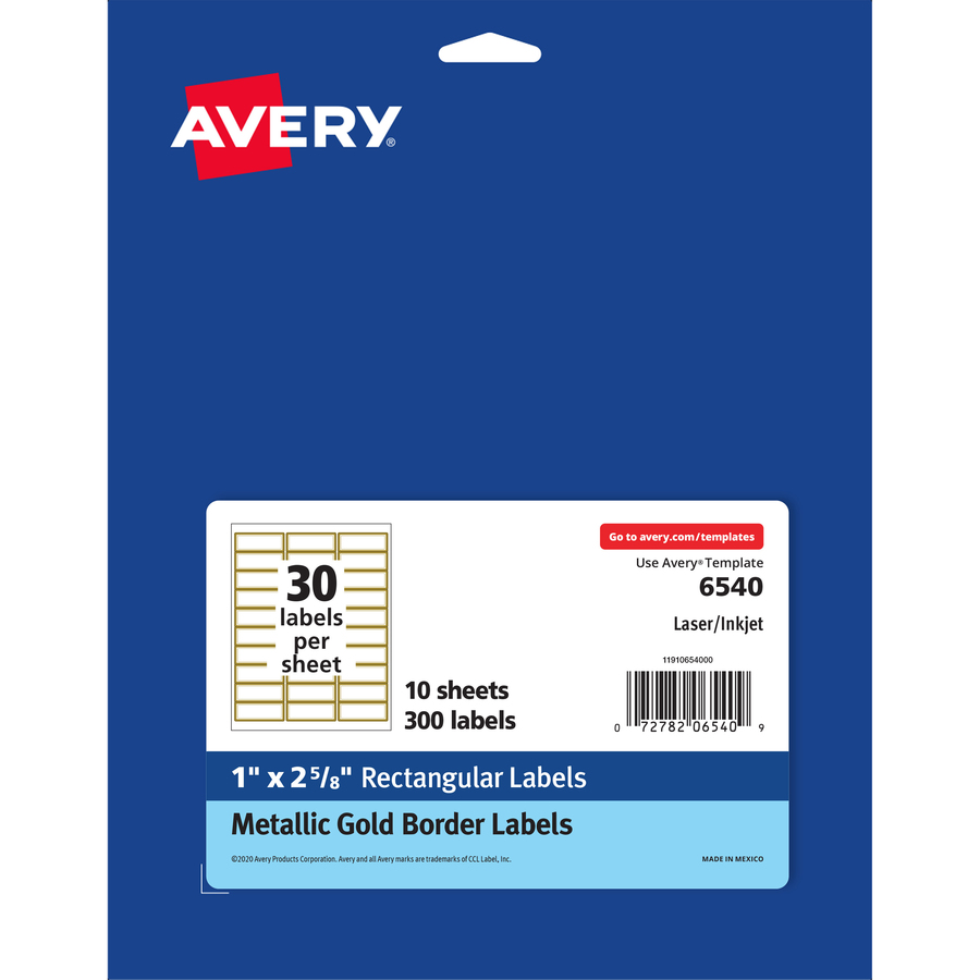 Avery® Permanent Address Labels - Zerbee