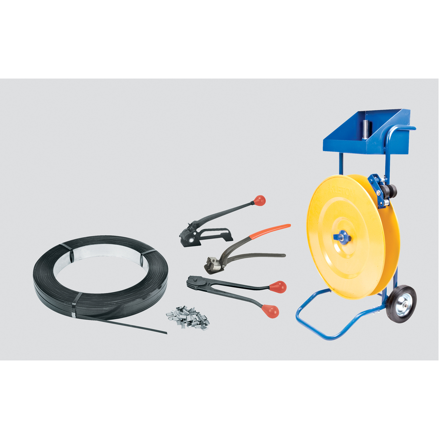 SCN 1/2" Steel Strapping Systems, 1/2" Strapping Width, Open Seal Type