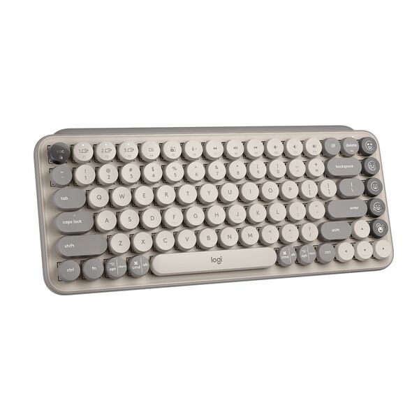 LOGITECH POP Keys Wireless Mechanical Keyboard - Mist(Open Box)