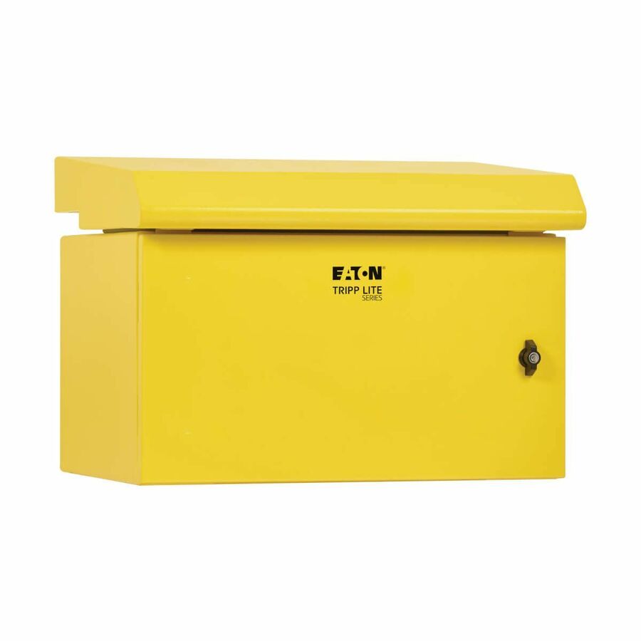 Tripp Lite SRN3RY6U Industrial Enclosure - For Computer, DVR, LAN Switch, PDU, Patch Panel, Server, UPS - 6U Rack Height16.50" (419.10 mm) Rack Depth - Wall Mountable Enclosed Cabinet - Yellow - Metal, Powder Coated Steel - 90.72 kg Maximum Weight Capacit